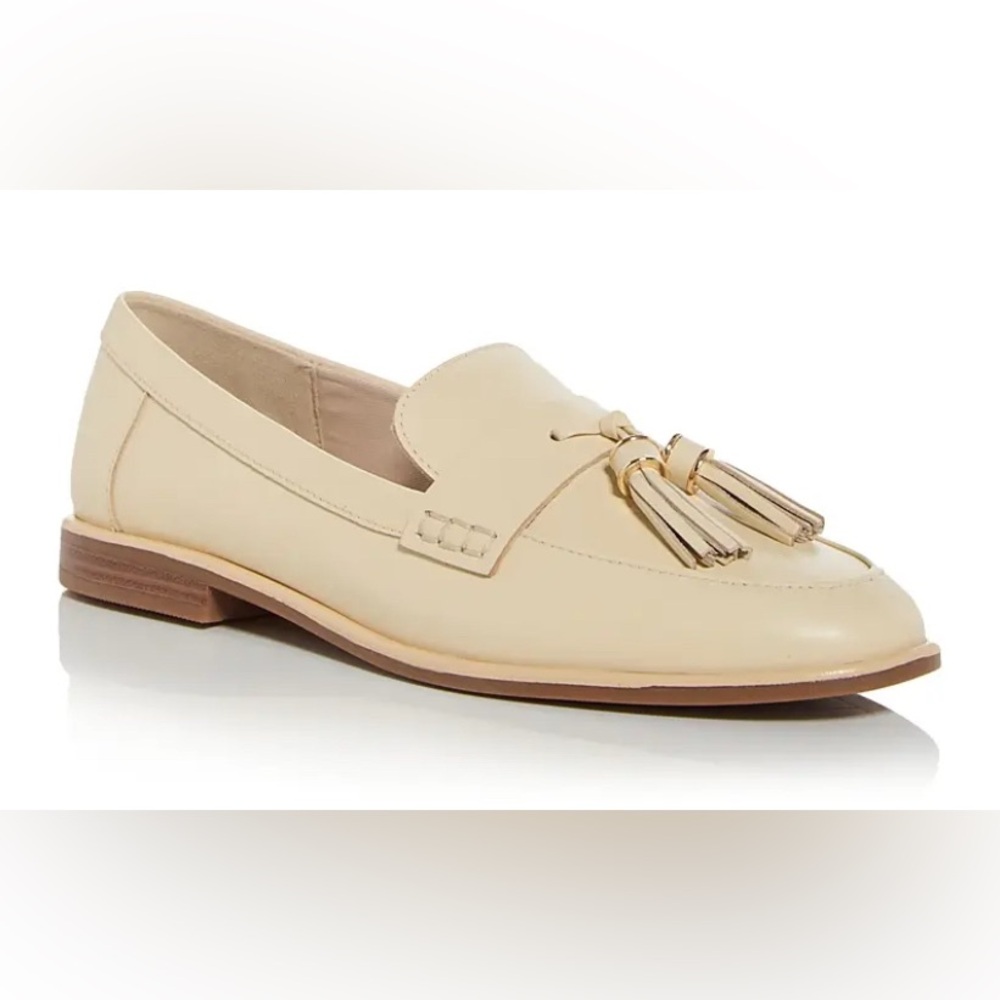 Kenneth Cole Lyra Tassel Loafer Lambs Wool Leather Size 6.5M